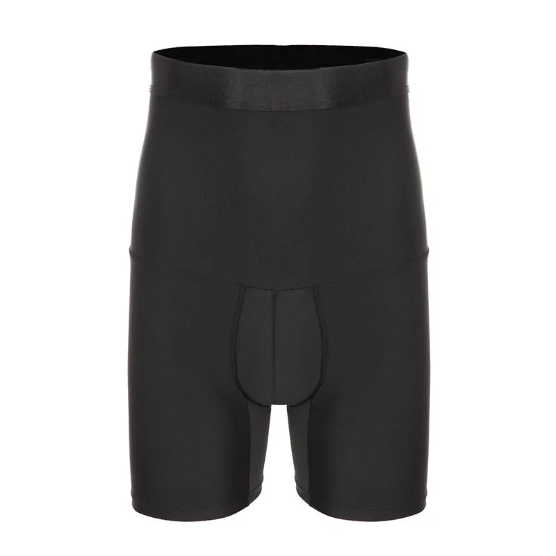 Men’s High Waist Tummy Control Boxer Shorts – Slimming Shapewear Underwear for Cycling, Fitness & Everyday Wear