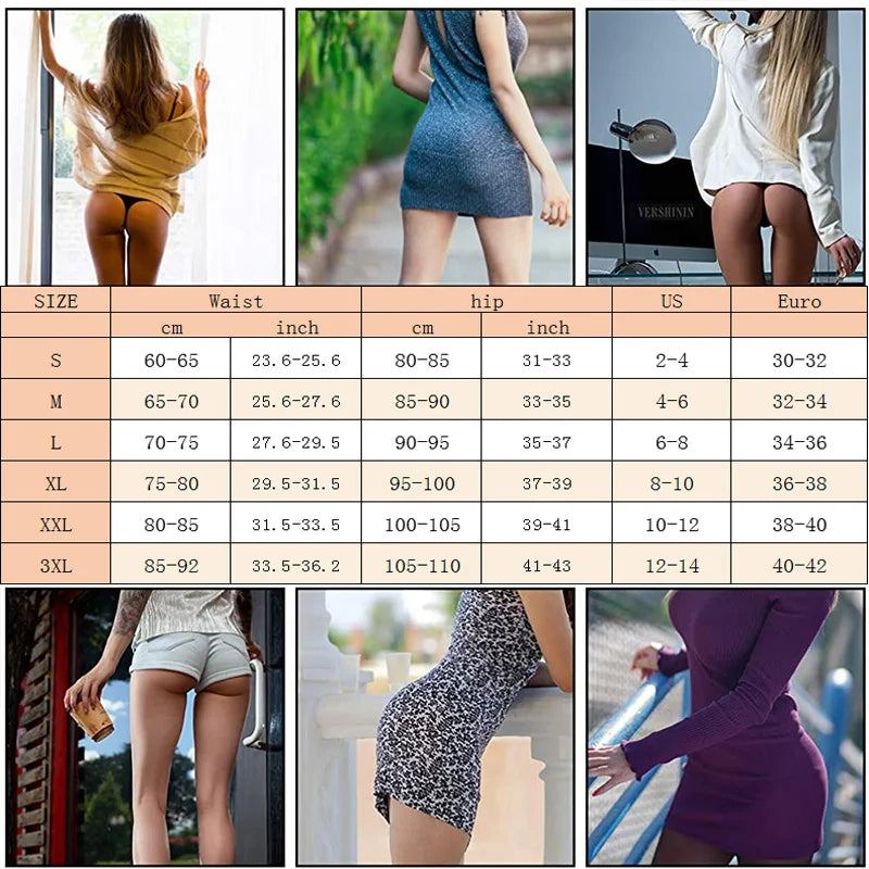 High Waist Tummy Control Thong – Butt Lifter Seamless Shapewear