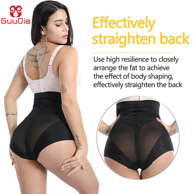 Women's High Waist Shaping Brief – Zipper Tummy Control Panty