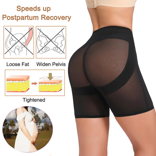 Butt Lifting Shaping Shorts Women High Waist Mesh Breathable Shaping Panties