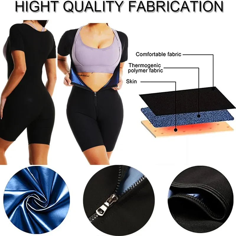 🔥 Sweat-Enhancing Fitness Bodysuit – Sweat More, Shape Faster