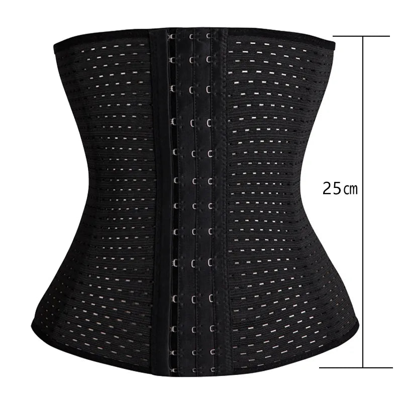 Steel Boned Waist Trainer Belt – Firm Control Corset for Postpartum & Everyday Shaping