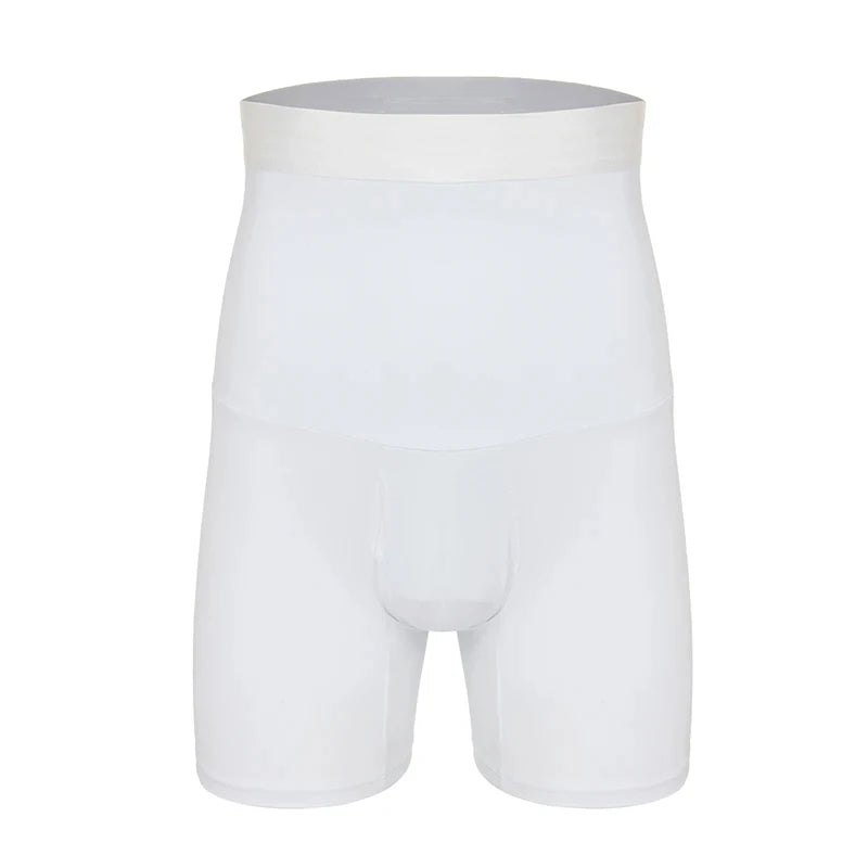 Men’s High Waist Tummy Control Boxer Shorts – Slimming Shapewear Underwear for Cycling, Fitness & Everyday Wear