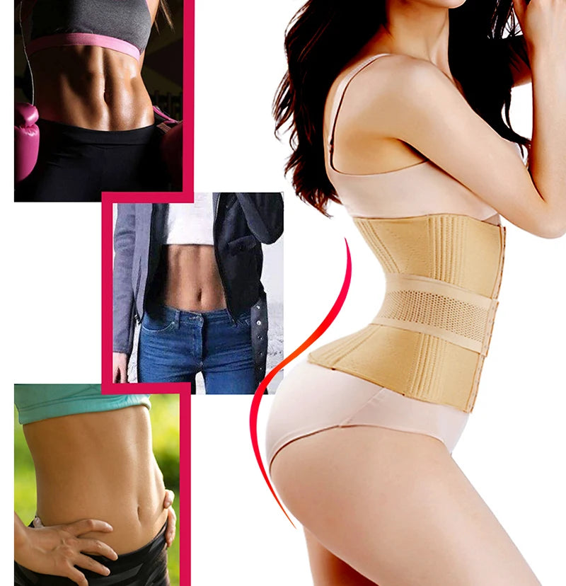 Postpartum & Posture Support Compression Strap Corset – XXS to XXL