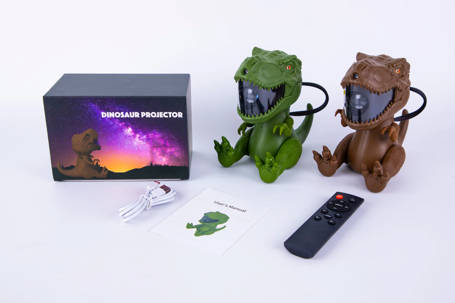 Lamp Toy Tyrannosaurus Rex Atmosphere magnetic projection lamp decorative at night