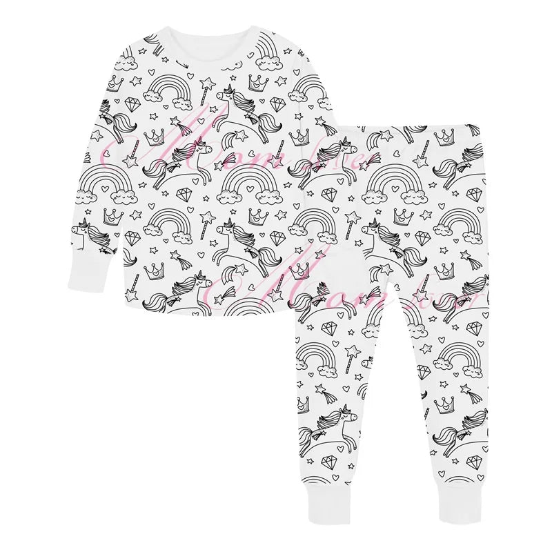 DIY Color-In Pajamas  Kid Crafts For Kids Boys Girls (Without Painting Pens)