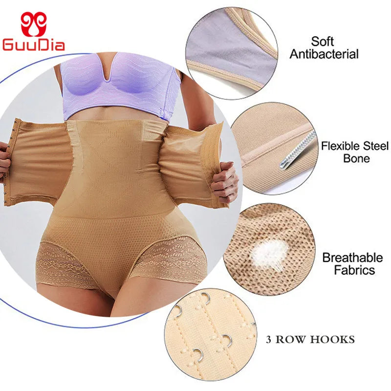 High Waist Tummy Control Panties – Seamless Postpartum Body Shaper for Women