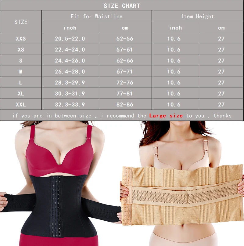 Postpartum & Posture Support Compression Strap Corset – XXS to XXL