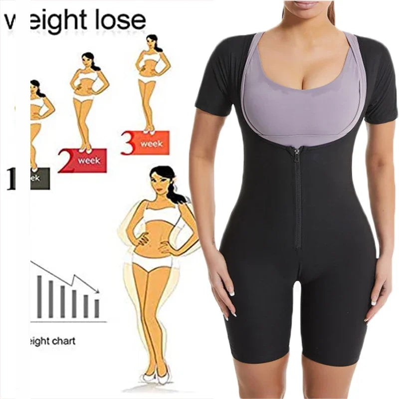 🔥 Sweat-Enhancing Fitness Bodysuit – Sweat More, Shape Faster