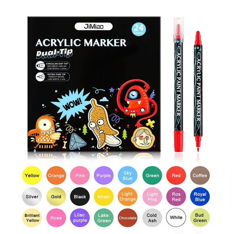 DIY Colour-In Christmas Pyjama Set – Kids Two-Piece (Without Painting Pens)