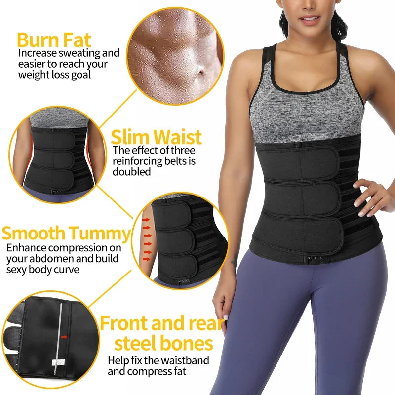 Postpartum Shapewear Slimming Belt Waist Trainer & Daily Back Suppor