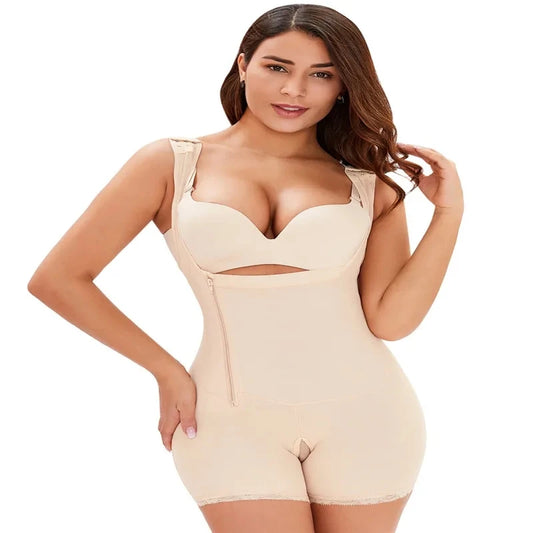 Women Full Body Shapewear Open-Bust  Bodysuit Butt Lifter Plus Size 6XL