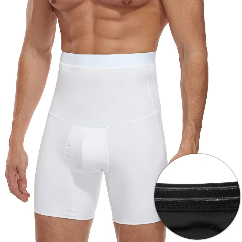 Men's Tummy Control Compression Shorts – Belly Slimming Shapewear for Fitness & Everyday Wear