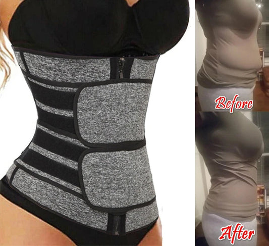 🔥 Waist Trainer Corset Trimmer Belt for Women – Sweat & Sculpt with Confidence