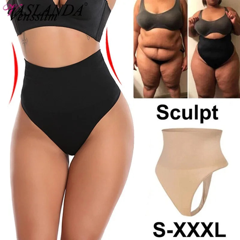 Seamless Lingerie Tummy Control Panties Slimming Body Thong Shapewear