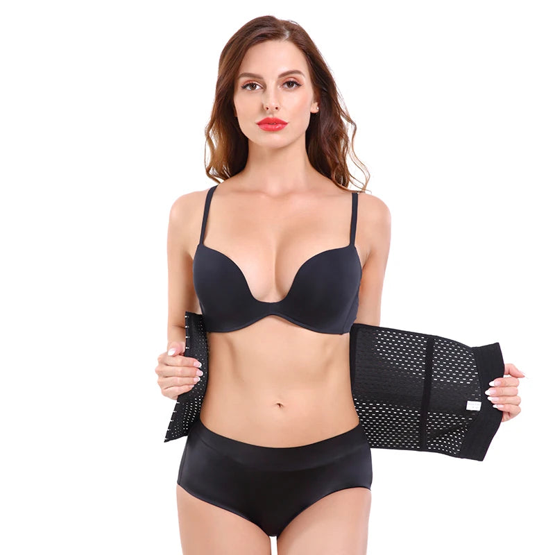 Steel Boned Waist Trainer Belt – Firm Control Corset for Postpartum & Everyday Shaping