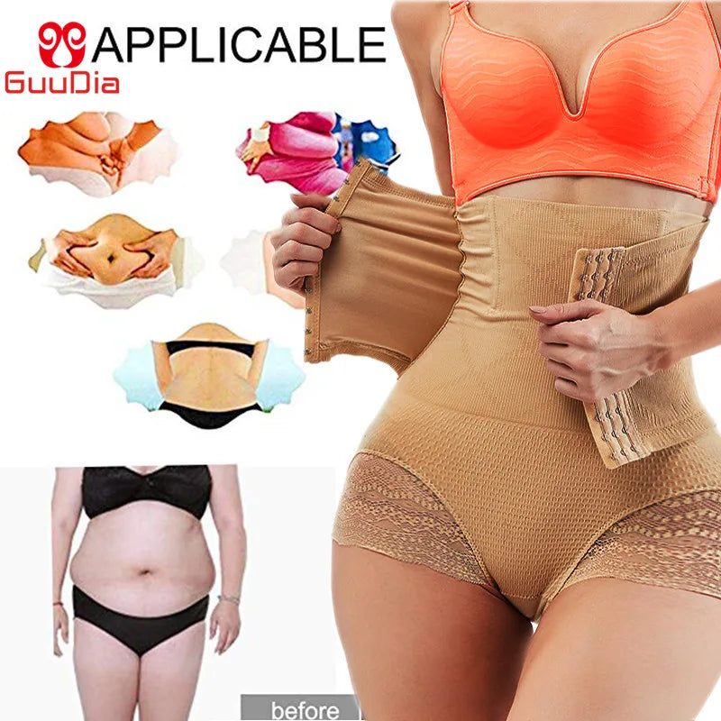 High Waist Tummy Control Panties – Seamless Postpartum Body Shaper for Women