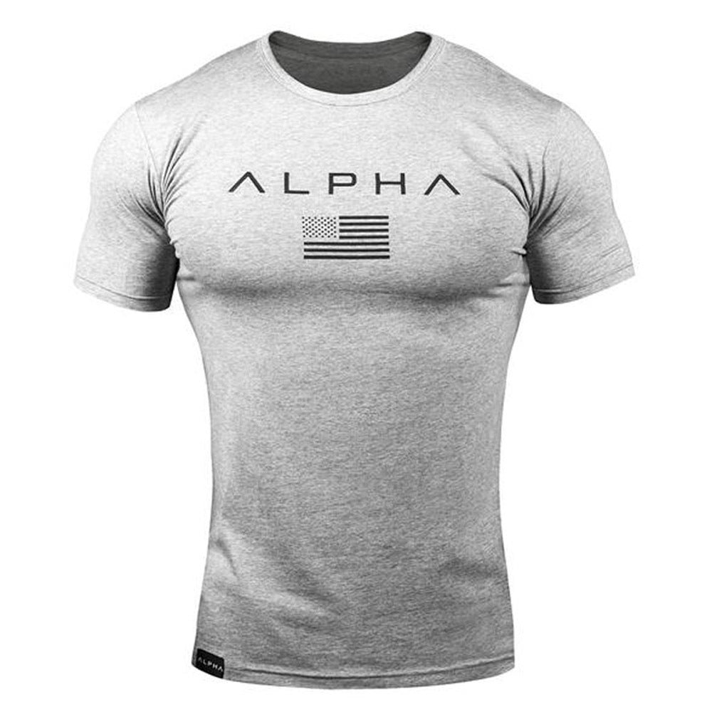 White lightweight training shirt for men – minimalist athletic wear