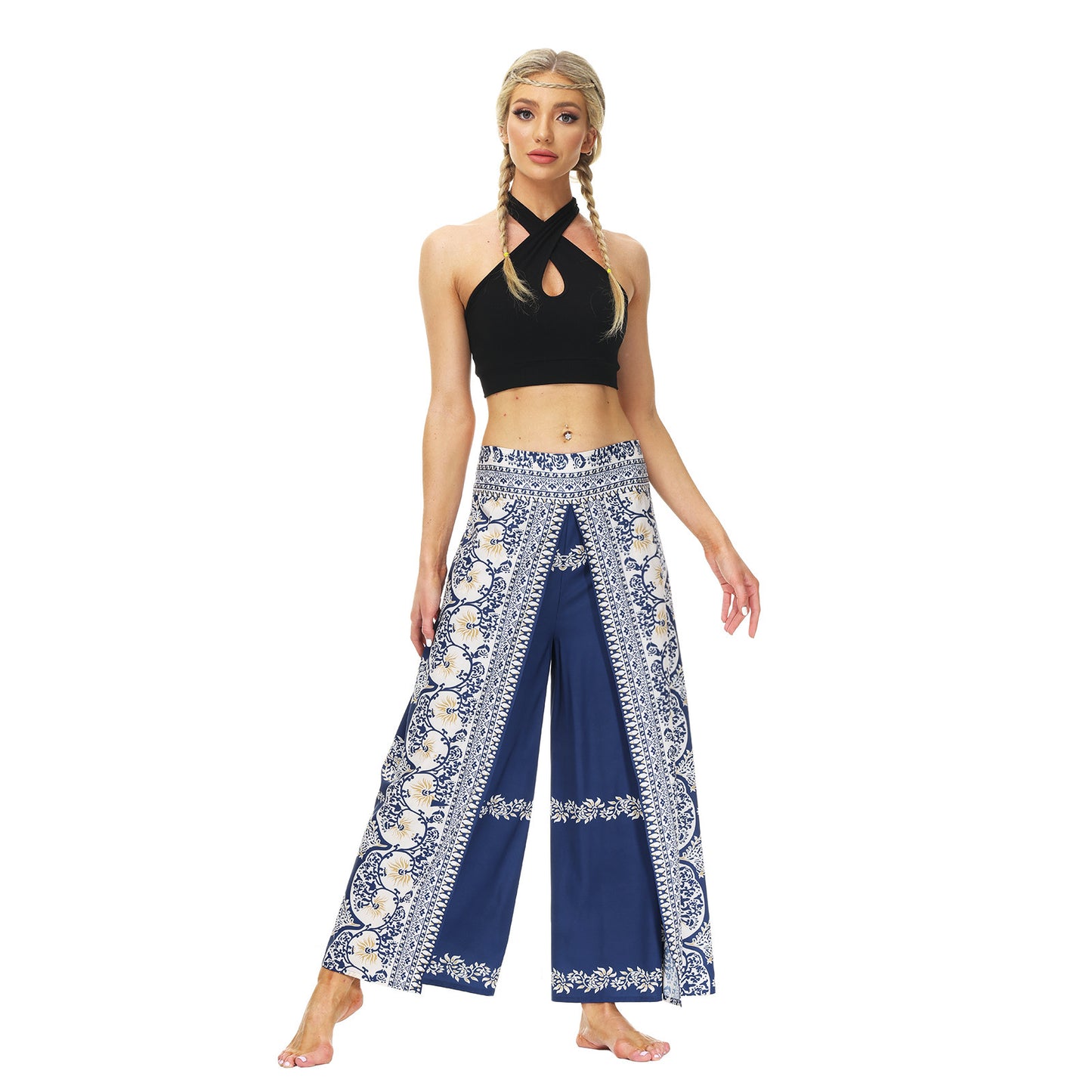 Yoga Pants Women's High Waist Wide Leg Pants