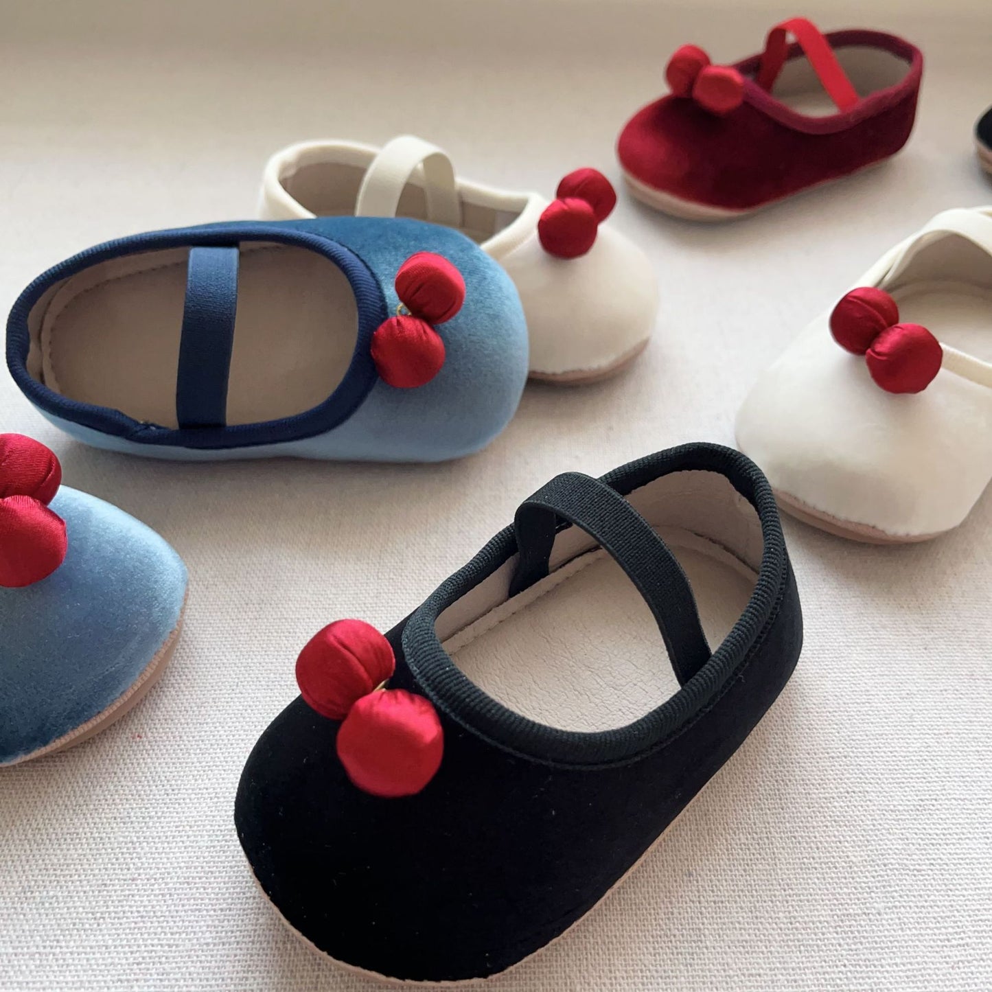 Cherry Baby Shoes – Anti-Slip Soft Bottom