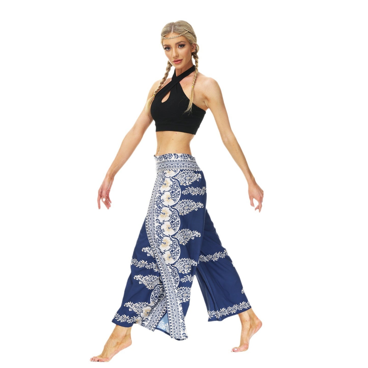 Yoga Pants Women's High Waist Wide Leg Pants